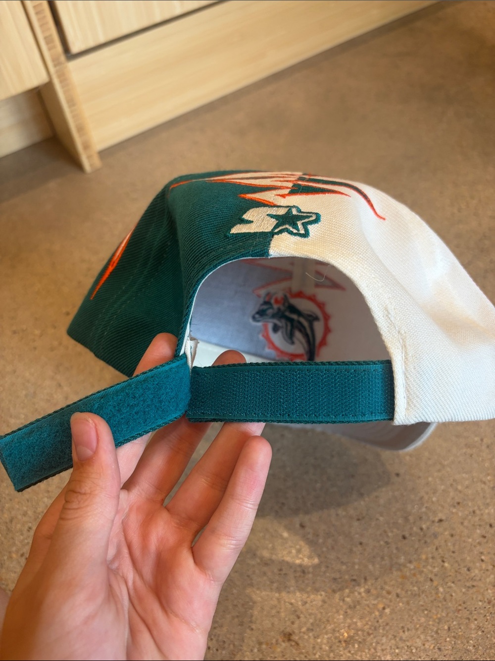 MIAMI DOLPHINS Rare NFL Vintage Starter cap Pro Line Shockwave 1990’s - Picture 5 of 11